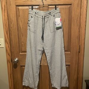 Jolt Monochrome Striped Trousers